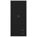 Dulap cu sertar Stejar negru 80 x 52 x 180 cm Lemn compozit - WALTI WALTI