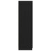 Dulap cu sertar Stejar negru 80 x 52 x 180 cm Lemn compozit - WALTI WALTI