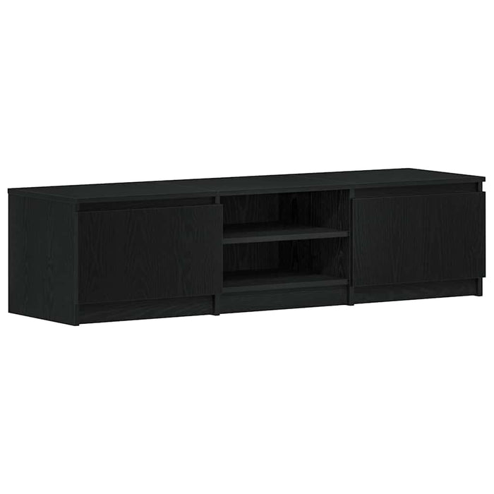 Comodă TV din stejar negru 140x40x36 cm, lemn prelucrat - WALTI WALTI