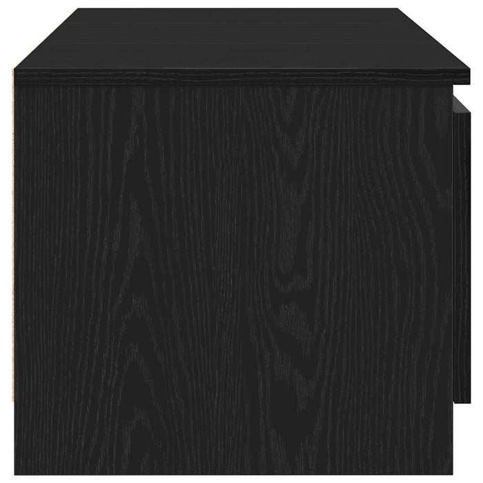 Comodă TV din stejar negru 140x40x36 cm, lemn prelucrat - WALTI WALTI