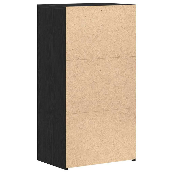 Bufetă cu 6 sertare Stejar negru 50x34x96 cm Lemn prelucrat - WALTI WALTI