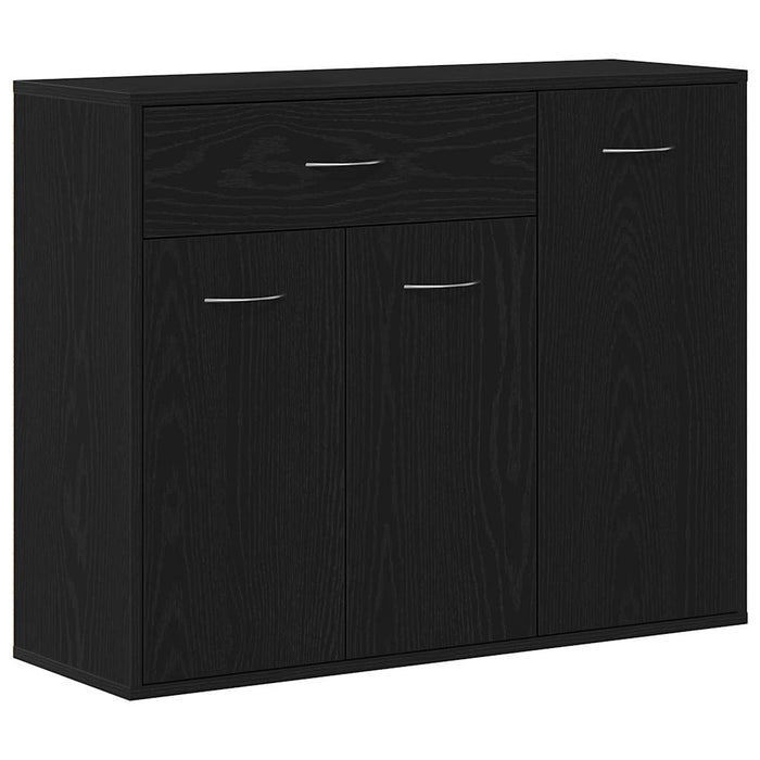 Bufet din stejar negru 88x30x70 cm, lemn prelucrat WALTI