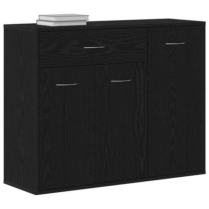 Bufet din stejar negru 88x30x70 cm, lemn prelucrat WALTI