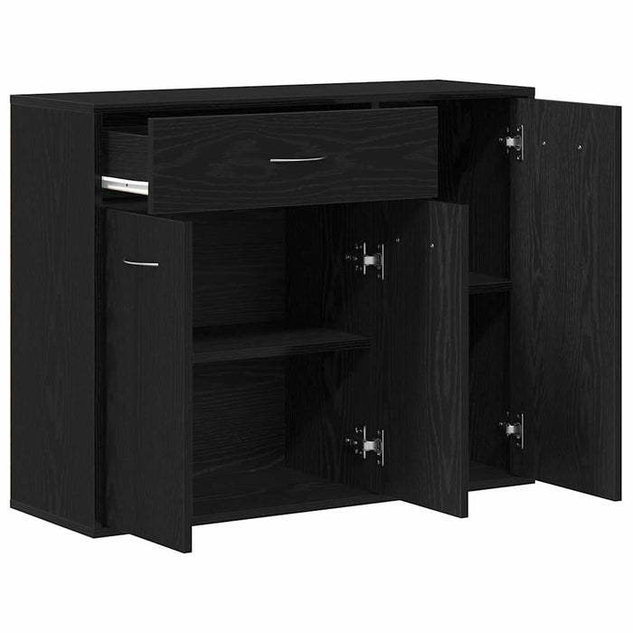 Bufet din stejar negru 88x30x70 cm, lemn prelucrat WALTI