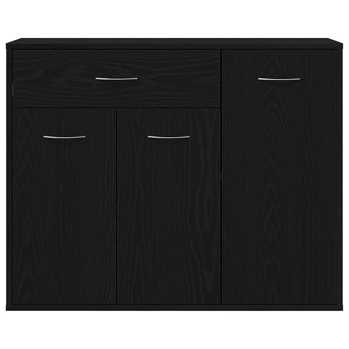 Bufet din stejar negru 88x30x70 cm, lemn prelucrat WALTI