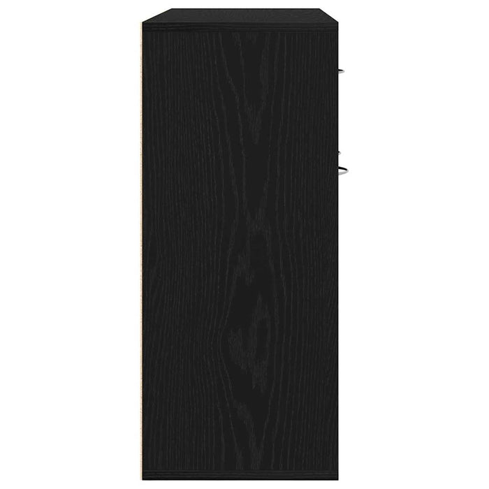 Bufet din stejar negru 88x30x70 cm, lemn prelucrat WALTI