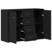 Bufetă, stejar negru, 88x30x64 cm, lemn prelucrat - WALTI WALTI