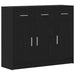 Bufet din stejar negru, 91x28x75 cm, lemn prelucrat - WALTI WALTI