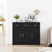 Bufet din stejar negru, 91x28x75 cm, lemn prelucrat - WALTI WALTI