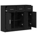 Bufet din stejar negru, 91x28x75 cm, lemn prelucrat - WALTI WALTI