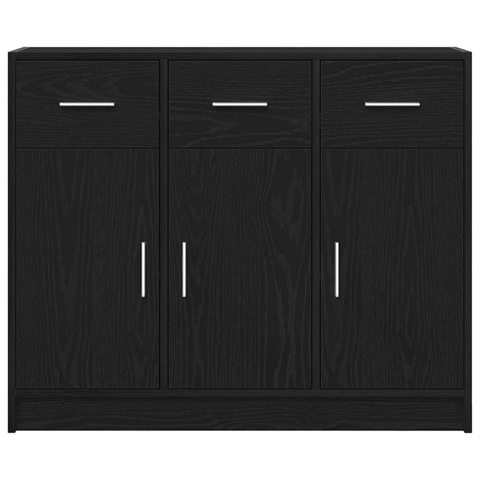 Bufet din stejar negru, 91x28x75 cm, lemn prelucrat - WALTI WALTI