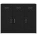 Bufet din stejar negru, 91x28x75 cm, lemn prelucrat - WALTI WALTI