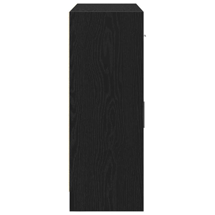 Bufet din stejar negru, 91x28x75 cm, lemn prelucrat - WALTI WALTI
