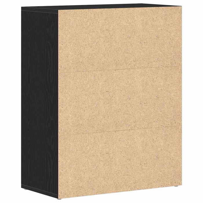 Bufet cu sertar Negru 60 x 30 x 75 cm Lemn compozit - WALTI WALTI
