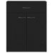 Bufet cu sertar Negru 60 x 30 x 75 cm Lemn compozit - WALTI WALTI