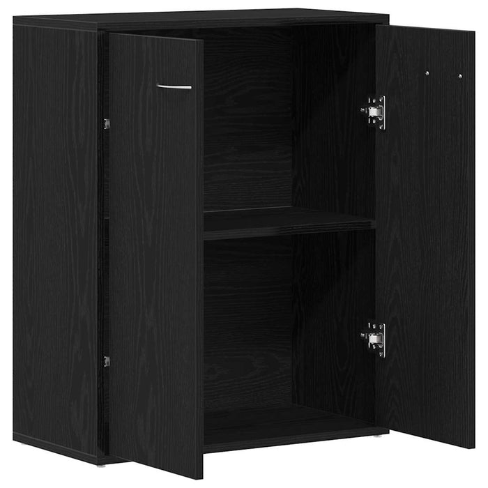 Bufet din stejar negru 60x30x75 cm, lemn prelucrat - WALTI WALTI