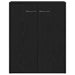 Bufet din stejar negru 60x30x75 cm, lemn prelucrat - WALTI WALTI