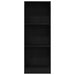 Bibliotecă stejar negru 40x24x109 cm lemn prelucrat - WALTI WALTI