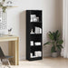 Bibliotecă stejar negru 40x24x143 cm lemn prelucrat - WALTI WALTI