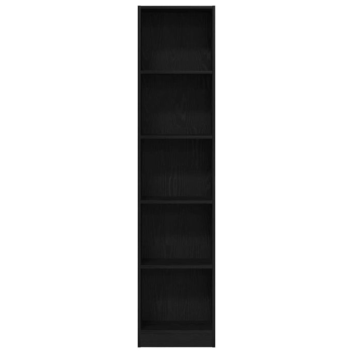 Bibliotecă stejar negru 40x24x176 cm lemn prelucrat - WALTI WALTI
