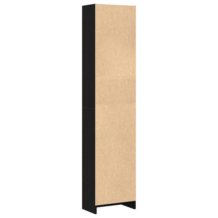 Bibliotecă stejar negru 40x24x176 cm lemn prelucrat - WALTI WALTI
