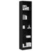 Bibliotecă stejar negru 40x24x176 cm lemn prelucrat - WALTI WALTI