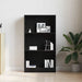 Bibliotecă stejar negru 60x24x109 cm lemn prelucrat - WALTI WALTI