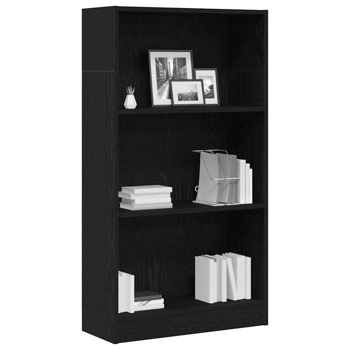 Bibliotecă stejar negru 60x24x109 cm lemn prelucrat - WALTI WALTI