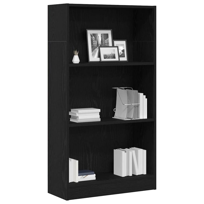 Bibliotecă stejar negru 60x24x109 cm lemn prelucrat - WALTI WALTI