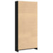 Bibliotecă Stejar negru 80x24x176 cm Lemn prelucrat - WALTI WALTI