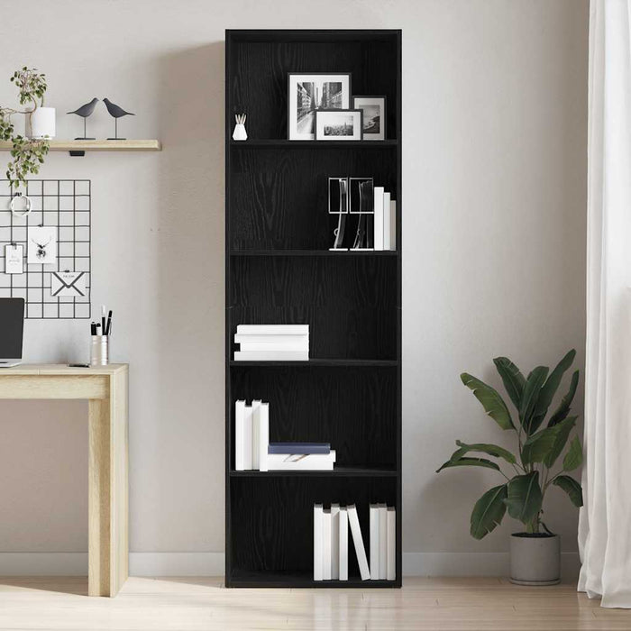 Bibliotecă Stejar negru 60x30x189 cm Lemn prelucrat - WALTI WALTI