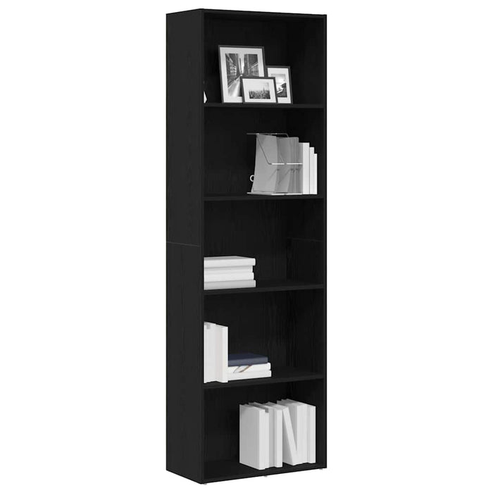 Bibliotecă Stejar negru 60x30x189 cm Lemn prelucrat - WALTI WALTI