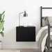 Dulap de noapte Stejar Negru 40 x 30 x 30 cm Lemn compozit - WALTI WALTI