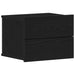 Dulap de noapte Stejar Negru 40 x 30 x 30 cm Lemn compozit - WALTI WALTI