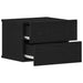Dulap de noapte Stejar Negru 40 x 30 x 30 cm Lemn compozit - WALTI WALTI