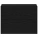 Dulap de noapte Stejar Negru 40 x 30 x 30 cm Lemn compozit - WALTI WALTI