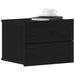 Dulap de noapte Stejar Negru 40 x 30 x 30 cm Lemn compozit - WALTI WALTI