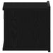 Dulap de noapte Stejar Negru 40 x 30 x 30 cm Lemn compozit - WALTI WALTI