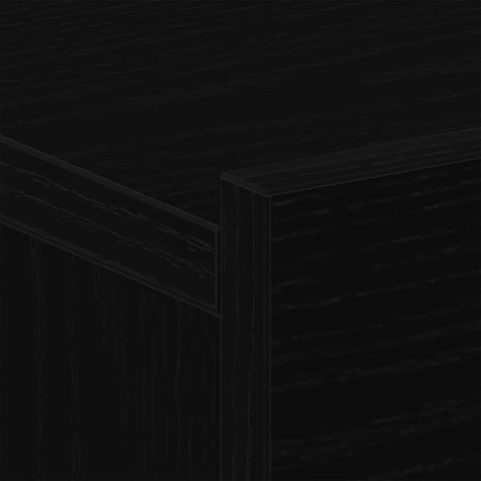 Dulap de noapte cu sertar 2 pcs Stejar Negru 40 x 30 x 30 cm - WALTI WALTI