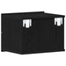 Dulap de noapte cu sertar 2 pcs Stejar Negru 40 x 30 x 30 cm - WALTI WALTI