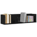 Raft de perete Stejar Negru 75 x 18 x 18 cm Lemn compozit - WALTI WALTI