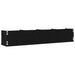 Raft de perete Stejar Negru 100 x 18 x 18 cm Lemn compozit - WALTI WALTI