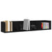 Raft de perete Stejar Negru 100 x 18 x 18 cm Lemn compozit - WALTI WALTI