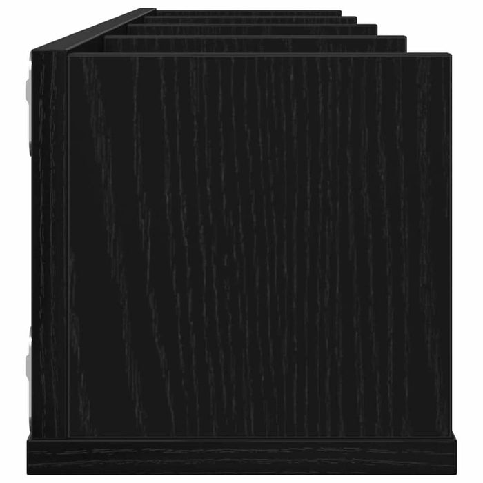 Raft de perete Stejar Negru 100 x 18 x 18 cm Lemn compozit - WALTI WALTI