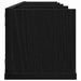 Raft de perete Stejar Negru 100 x 18 x 18 cm Lemn compozit - WALTI WALTI