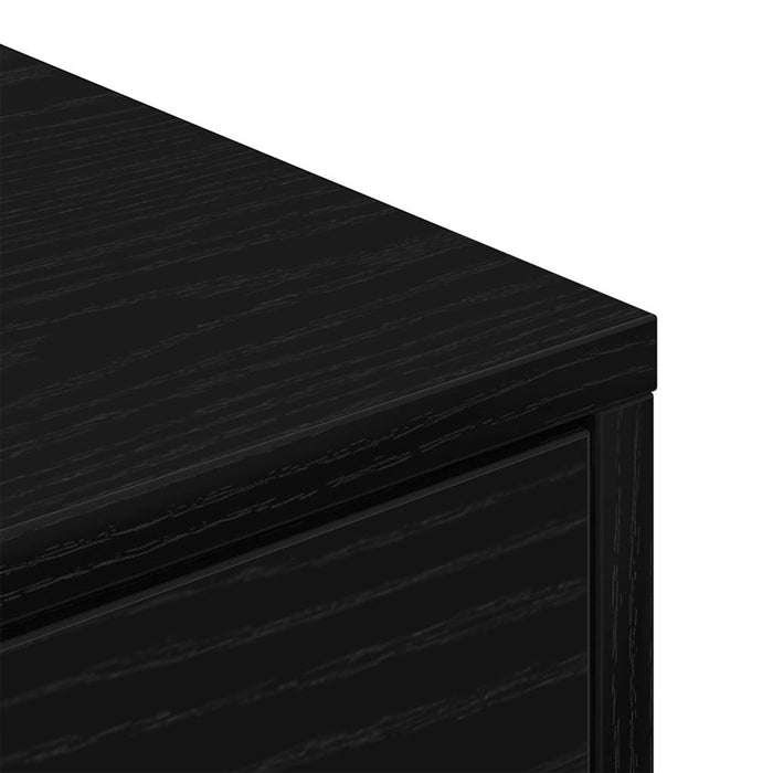 Raft pentru încălțăminte cu sertar Stejar negru 60 x 35 x 84 cm - WALTI WALTI