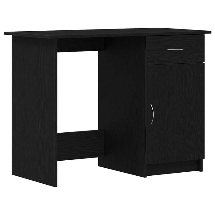 Birou Stejar negru 100 x 50 x 76 cm Lemn compozit - WALTI WALTI
