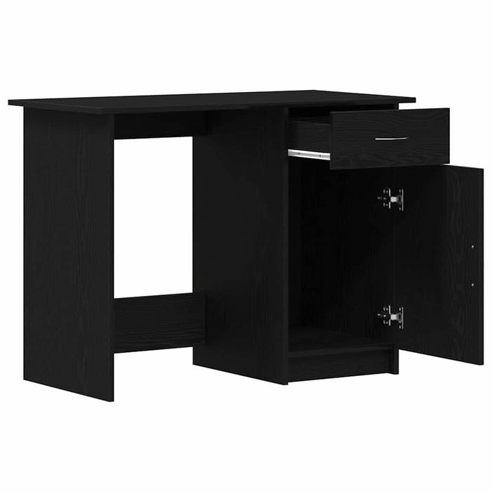 Birou Stejar negru 100 x 50 x 76 cm Lemn compozit - WALTI WALTI