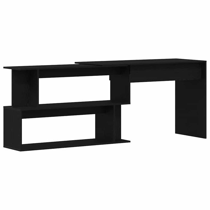 Birou Stejar Negru 200 x 50 x 76 cm Lemn compozit - WALTI WALTI