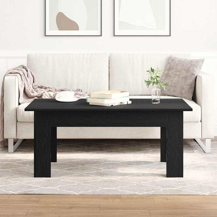 Masă de cafea Stejar Negru 100 x 60 x 42 cm Lemn compozit WALTI